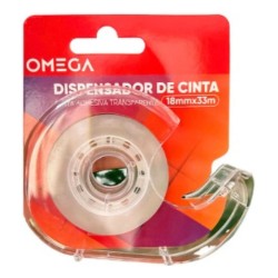 Dispensador Mas Cinta Adhesiva 18mm X 33mt Comprasclick