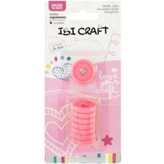 Anillos para Encuadernación 24mm Corazón Expansible Espirales