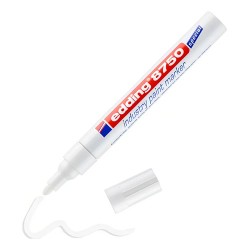 Marcador Permanente Blanco Edding 8750 Para Uso Industrial