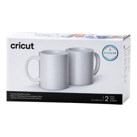 Set De 2 Tazas Para Sublimación Cerámica Cricut