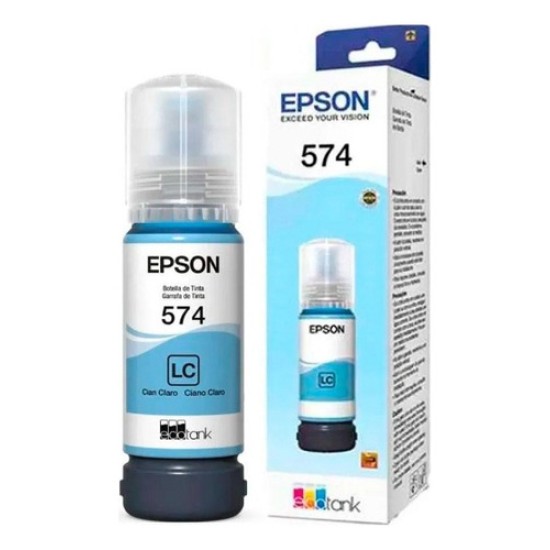 Botella De Tinta Epson T574520 Light Cyan 70ml