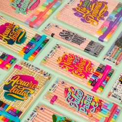 Apretapapel Mooving Pastel 25mm Metálicos Comprasclick