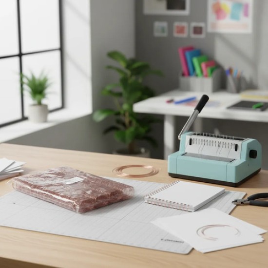 16 Espirales Wire Dobles Metálicos 22mm A4 Ibi Craft