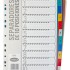 Separadores Para Bibliorato A4 10 Posiciones De Colores