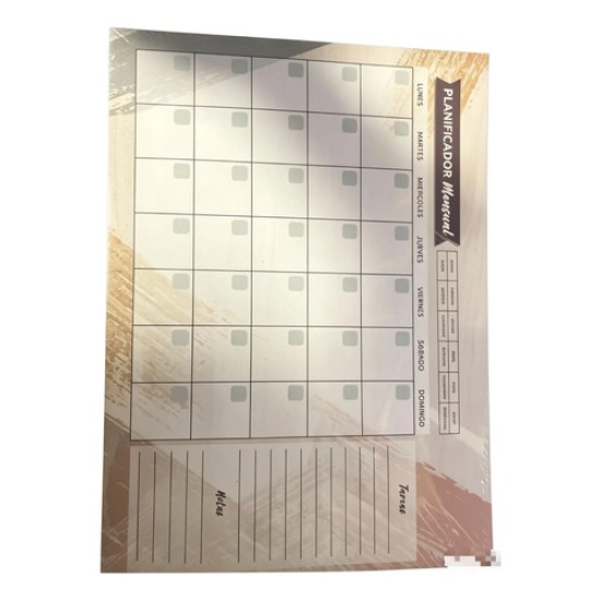 Planificador Mensual Calendario De Tareas A4 50 Hojas 80gr