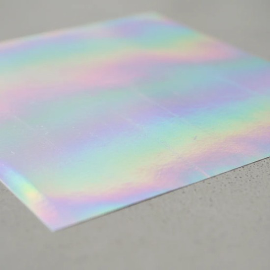 Vinilo Autoadhesivo Holográfico A4 10 Hojas Para Inkjet