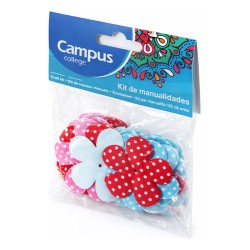 Confetti Campus Flores Tela Manualidades Comprasclick