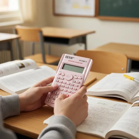 Calculadora Cientifica Rosada Kk-82ms-d Comprasclick