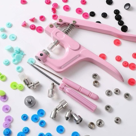 Kit Colocador De Broches A Presión Con Accesorios Ibi Craft