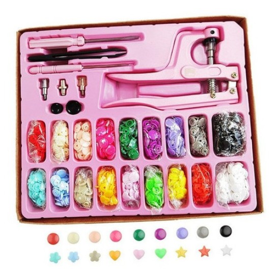 Kit Colocador De Broches A Presión Con Accesorios Ibi Craft