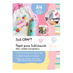Papel Sublimación Alta Calidad Ibi Craft 100hs Textil Cerami