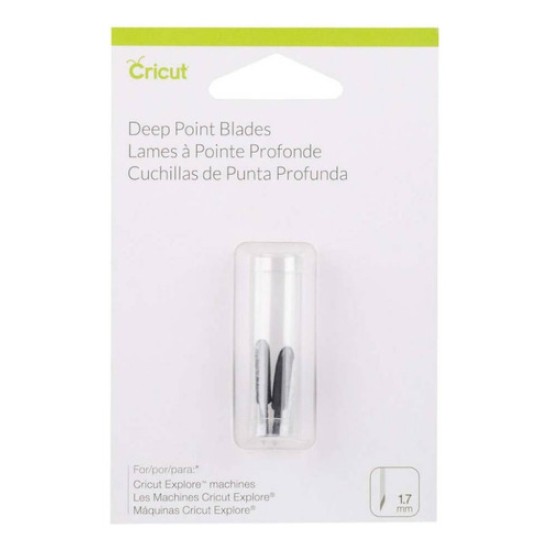 2 Cuchillas de Corte Profundo 1.7mm CRICUT Maker y Explorer