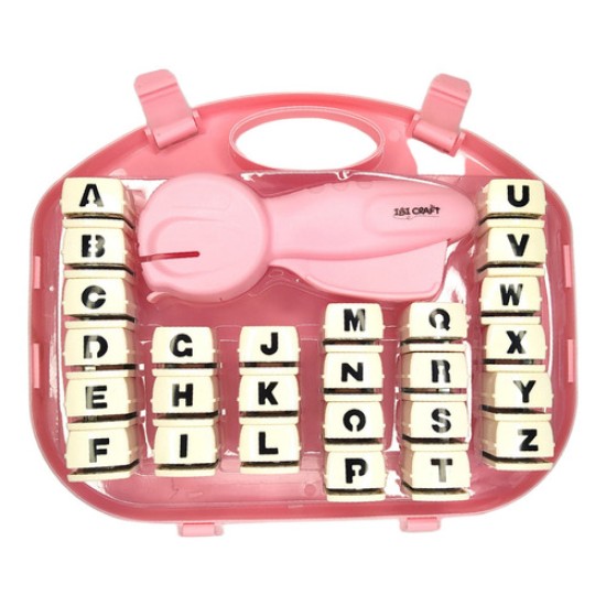 Kit Perforadora Alfabeto 26 + 1 Comprasclick