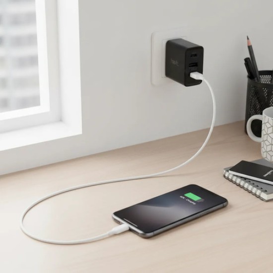 Cargador De Pared Puerto Usb A + Usb C 20w Havit Uc111 Pro