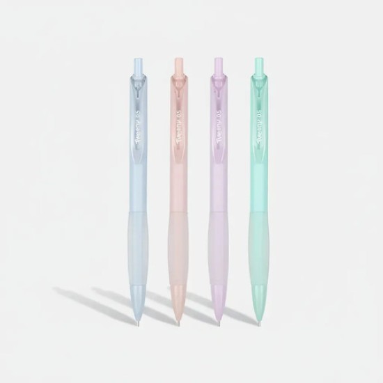 4 Lápiz Portaminas Retráctil 0.5mm Colores Pasteles