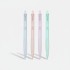 4 Lápiz Portaminas Retráctil 0.5mm Colores Pasteles