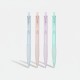 4 Lápiz Portaminas Retráctil 0.5mm Colores Pasteles