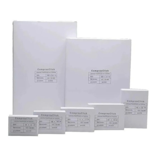 Laminas Plastificado En Caliente ¡pack Ahorro! Comprasclick