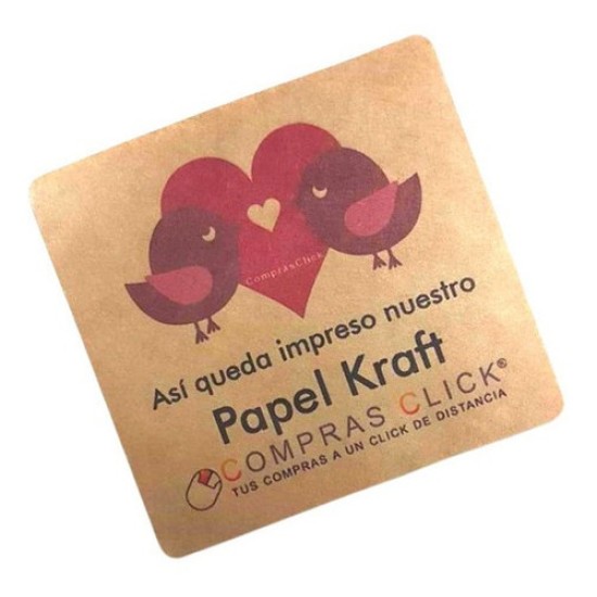 Papel Kraft A3 170gr 25 hojas 297 x 420 mm Compras Click