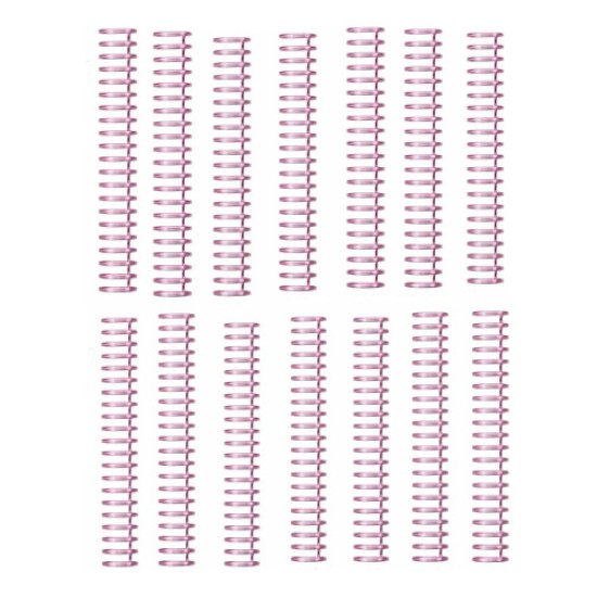20 Espirales Wire Dobles Metálicos 12mm Para Encuadernación
