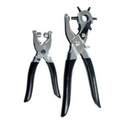 Sacabocado + Pinza Para Ojalillos  + 70 Ojalillos Super Pack