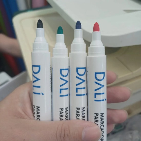 Pack X 4 Unidades Marcadores Para Pizarra 4 Colores Dalí