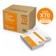 Caja 70 Paquetes Papel Fotográfico Adhesivo Brillante 130gr
