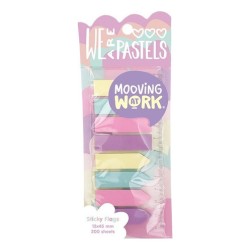 Notas Adhesivas Mooving X 200 Unidades Color Pastel