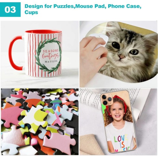 Papel Sublimación Alta Calidad Ibi Craft 100hs Textil Cerami