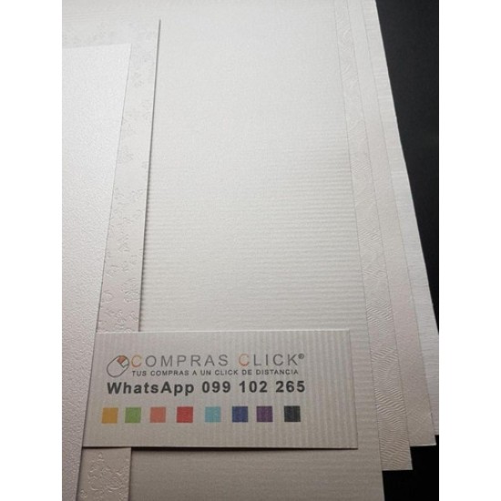 Papel Metalizado Nacarado Liso Y Texturado A4 X 10 Hojas