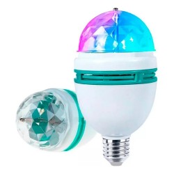 Lampara Led Giratoria Para Fiesta Zg Rgb Led 3w Efecto Disco