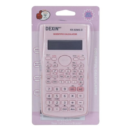 Calculadora Cientifica Rosada Kk-82ms-d Comprasclick