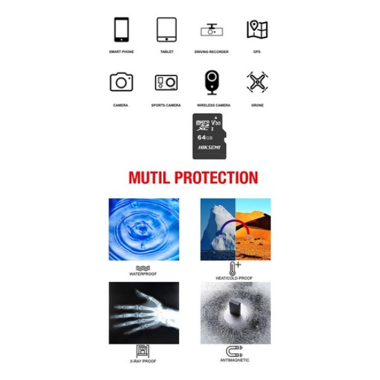 Tarjeta de Memoria Hiksemi 64GB con Adaptador SD