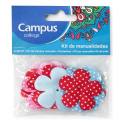 Confetti Campus Flores Tela Manualidades Comprasclick