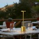 Lámpara De Mesa Led Recargable Dorada Everest 40cm