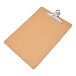 Tabla De Madera Portapapeles A4 Con Pinza Metal Comprasclick
