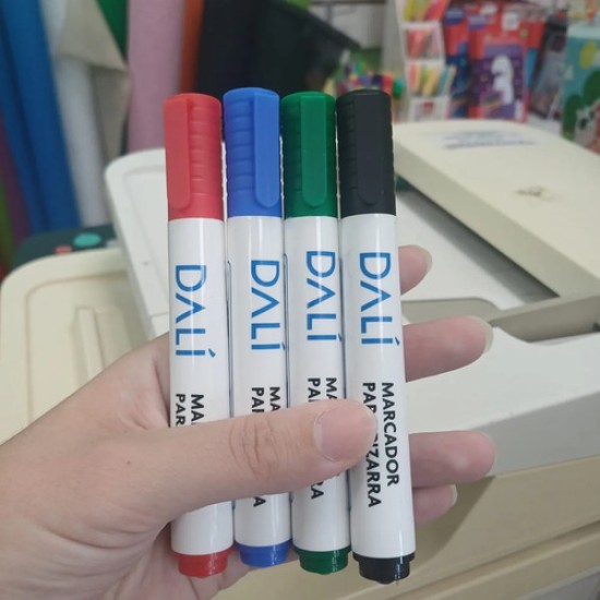 Pack X 4 Unidades Marcadores Para Pizarra 4 Colores Dalí