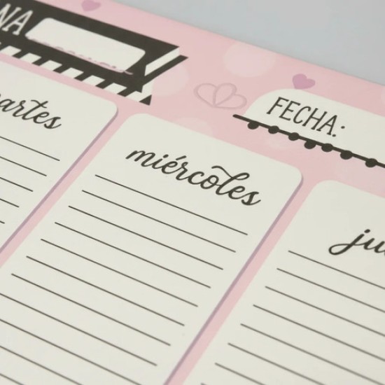 Planner Semanal Checklist A4 Organizador Semanal