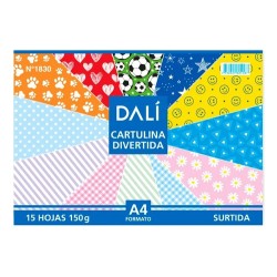 Bloc Cartulina Divertida Dali A4 150g 15 Hojas Comprasclick