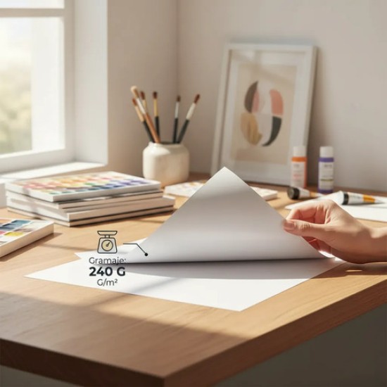 Papel Satinado Semibrillo Alta Definicion 240g 20h Fotografi