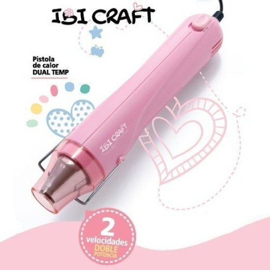 Pistola de Calor IbiCraft Embossing Grabado Decapado Bricola