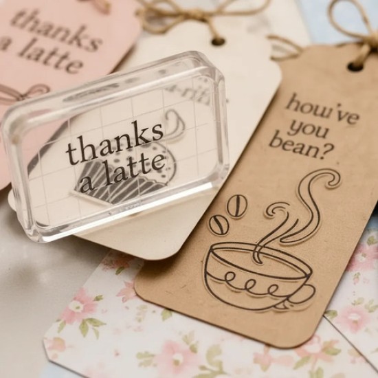 Kit Tags Personalizados Perforadora Y Muchos Sellos Divino
