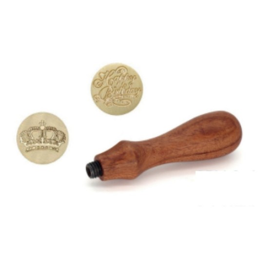 KIT DE SELLO PARA ESTAMPAR CON CERA 2 DISEÑOS CORAZON Y AMOR