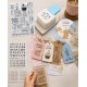 Kit Tags Personalizados Perforadora Y Muchos Sellos Divino