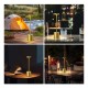 Lámpara De Mesa Led Recargable Dorada Everest 40cm