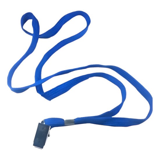 Cinta para Solapero Omega Azul con Pinza Metálica Pack x50