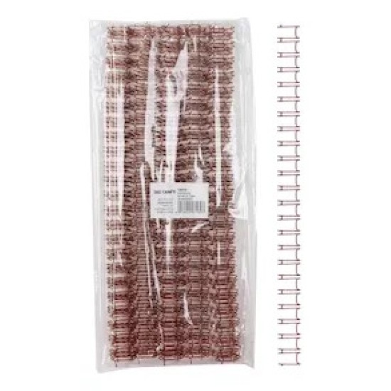 20 Espirales Wire Dobles Metálicos 11mm Para Encuadernación