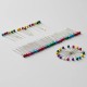 80 Piezas De Push Pin Alfileres Metálicos Colores Surtidos