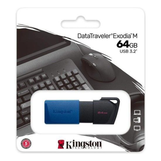 Pendrive Kingston DataTraveler Exodia M 64GB Memoria USB 3.2