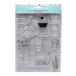 Set Sellos Siliconados Cristal P/ Base Acrílica Ibi Craft